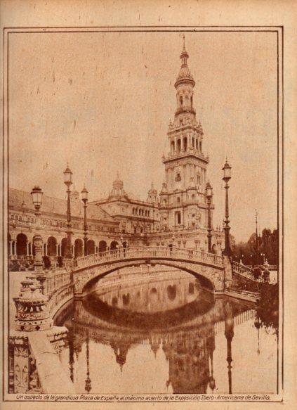 LAMINA V24478: Plaza de España, Sevilla