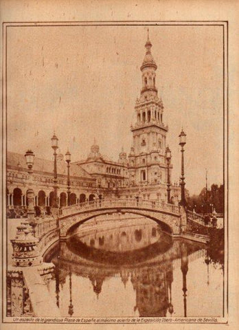 LAMINA V24478: Plaza de España, Sevilla