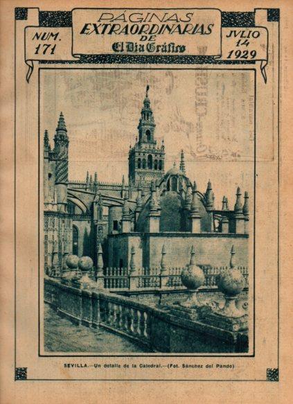 LAMINA V24485: Detalle de la catedral de Sevilla