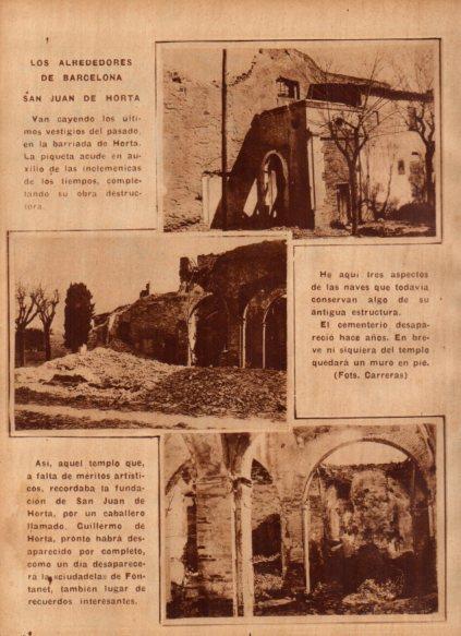 LAMINA V24497: Templo de San Juan de Horta, Barcelona
