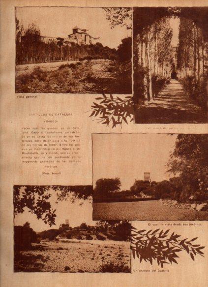 LAMINA V24500: Castillo de Riudabella en Vimbodi