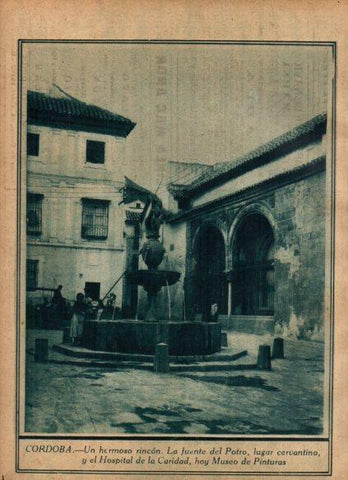 LAMINA V24486: La fuente del Potro en Cordoba