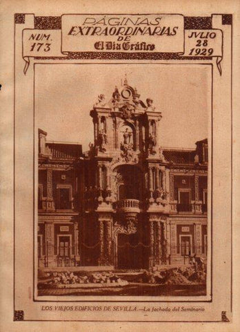 LAMINA V24501: Fachada del Seminario de Sevilla