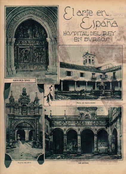 LAMINA V24467: Iglesia en Hospital del Rey, Burgos