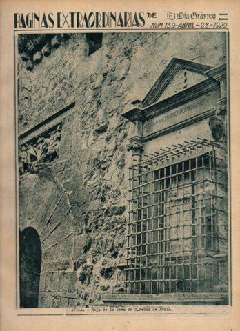 LAMINA V24437: Reja de la casa de Pedro de Avila