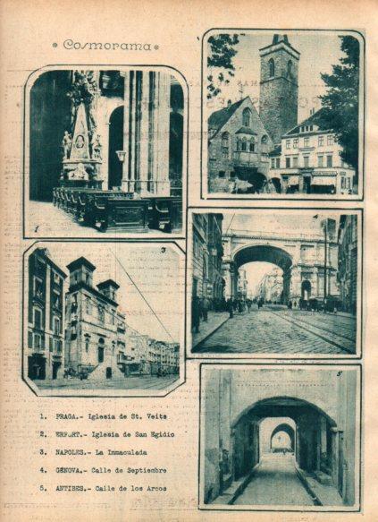 LAMINA V24447: Iglesia de St. Veins en Praga y San Egidio en Erfurt