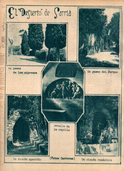 LAMINA V24451: Parque de los Cipreses en Sarria, Barcelona