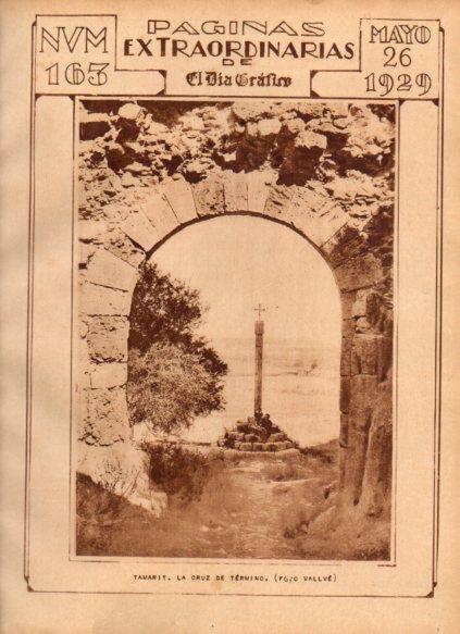 LAMINA V24453: La Cruz de Termino en Tamarit