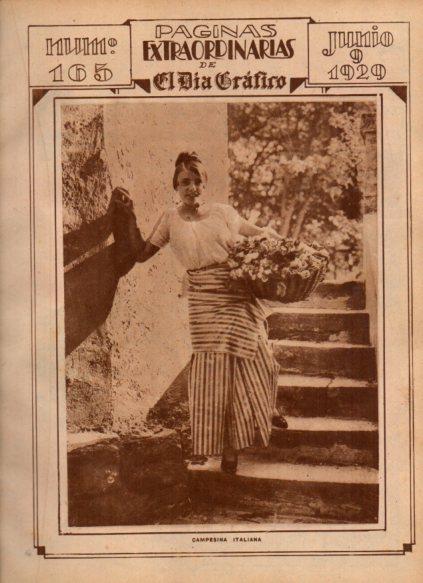 LAMINA V24461: Campesina de Italia