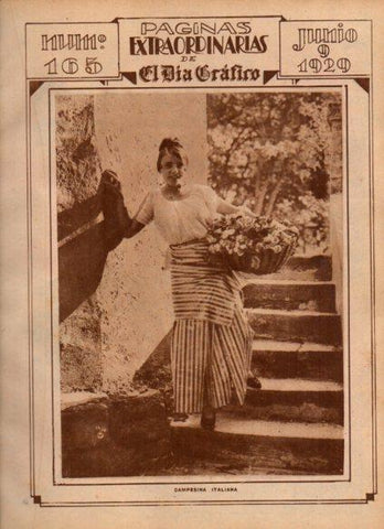 LAMINA V24461: Campesina de Italia