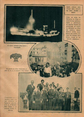 LAMINA V24544: Viaje del Infante Don Jaime a Ibiza
