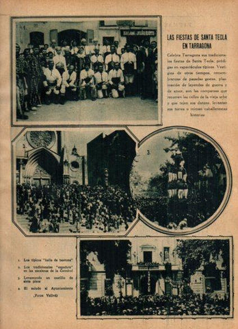 LAMINA V24548: Las Fiestas de Santa Tecla en Tarragona