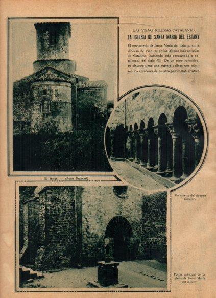 LAMINA V24549: Iglesia de Santa Maria del Estany
