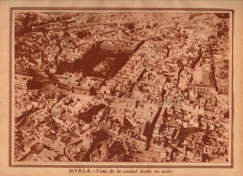 LAMINA V24514: Vista aerea de Sevilla