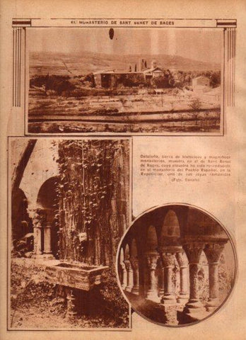 LAMINA V24521: Monasterio de Sant Benet de Bages