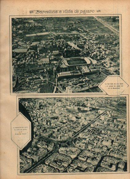 LAMINA V24535: Vistas aereas de Barcelona 