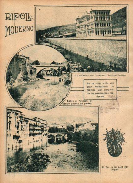LAMINA V24534: Vistas de Ripoll, Gerona