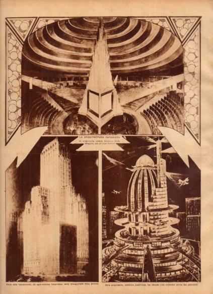 LAMINA V24533: Arquitectura futurista