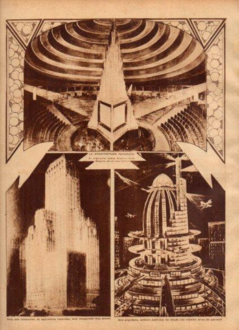 LAMINA V24533: Arquitectura futurista