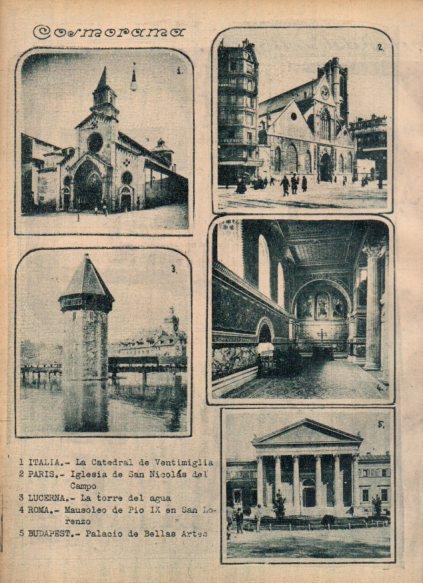 LAMINA V24435: Catedral de Ventimiglia e Iglesia de San Nicolas del Campo en Paris
