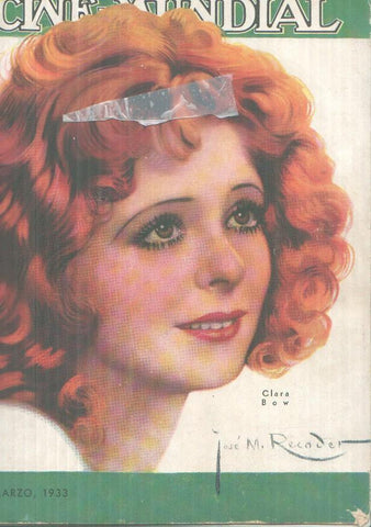 LAMINA 33399: Portada del mes de marz0 con Clara Bow