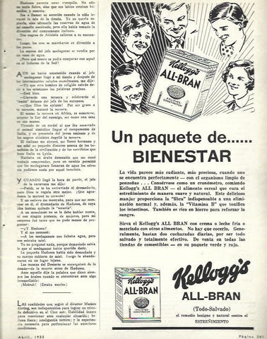 LAMINA 33668: Publicidad de Kellogg's All Bran