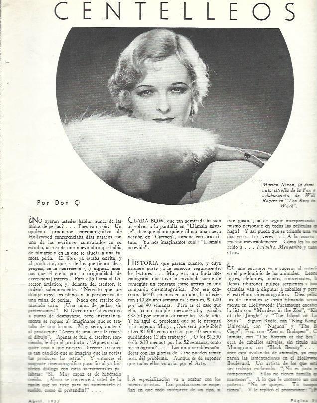 LAMINA 33653: Marian Nixon