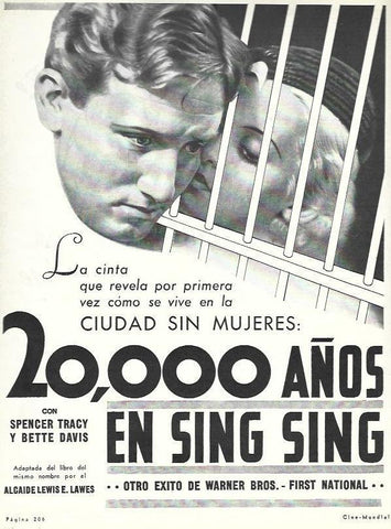 LAMINA 33650: Anuncio de 20000 años en Sing Sing