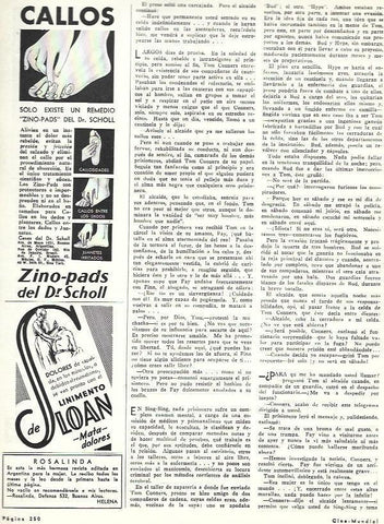 LAMINA 33672: Publicidad de Zino pads de Dr Scholl