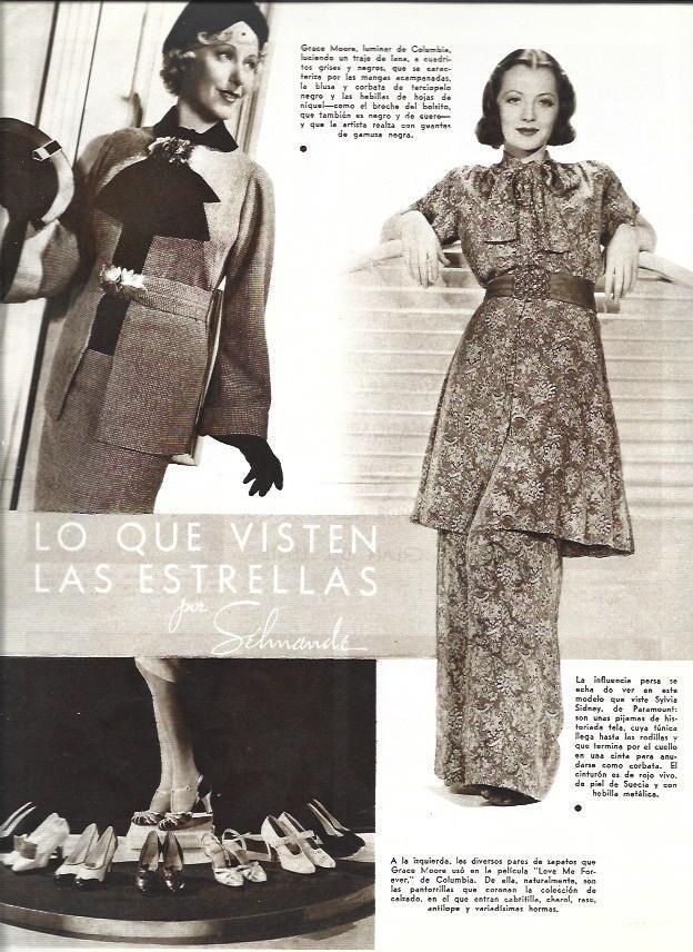 LAMINA 33692: Grace Moore y Silvia Sidney