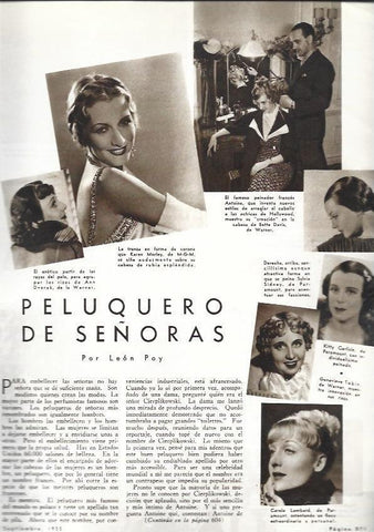 LAMINA 33691: El peluquero Antoine