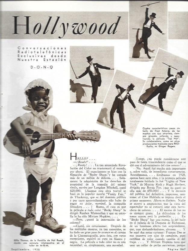 LAMINA 33689: Fred Astaire en Top Hat