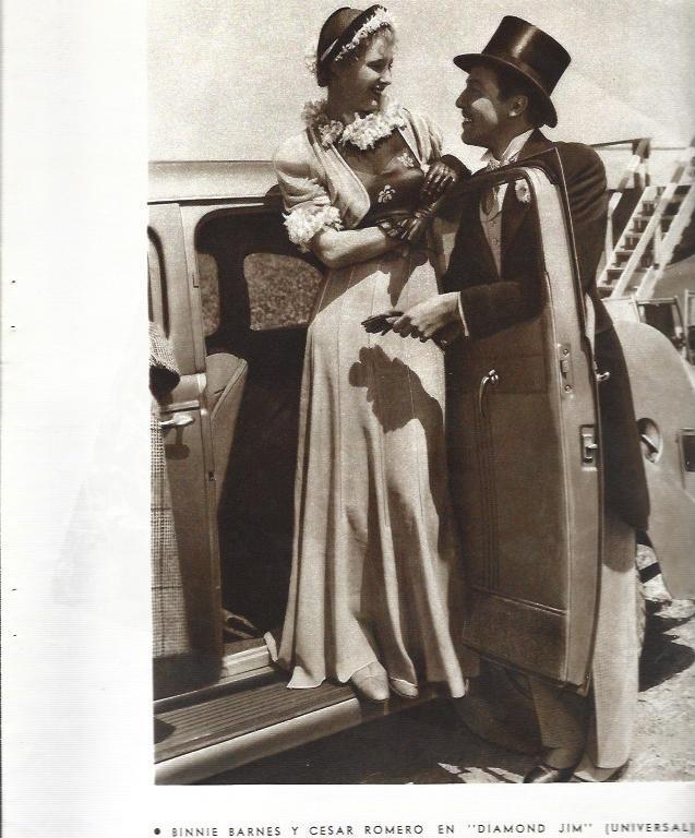 LAMINA 33688: Binnie Barnes y Cesar Romero
