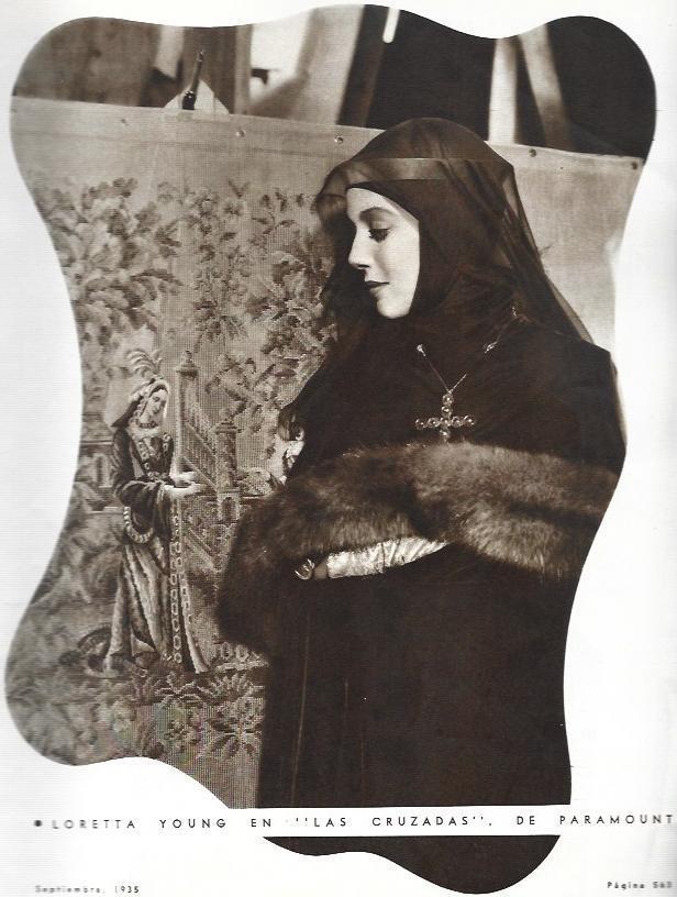 LAMINA 33687: Loretta Young