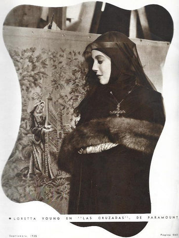 LAMINA 33687: Loretta Young