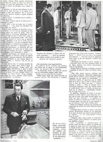 LAMINA 33681: Escenas de Charlie Chan en Egipto