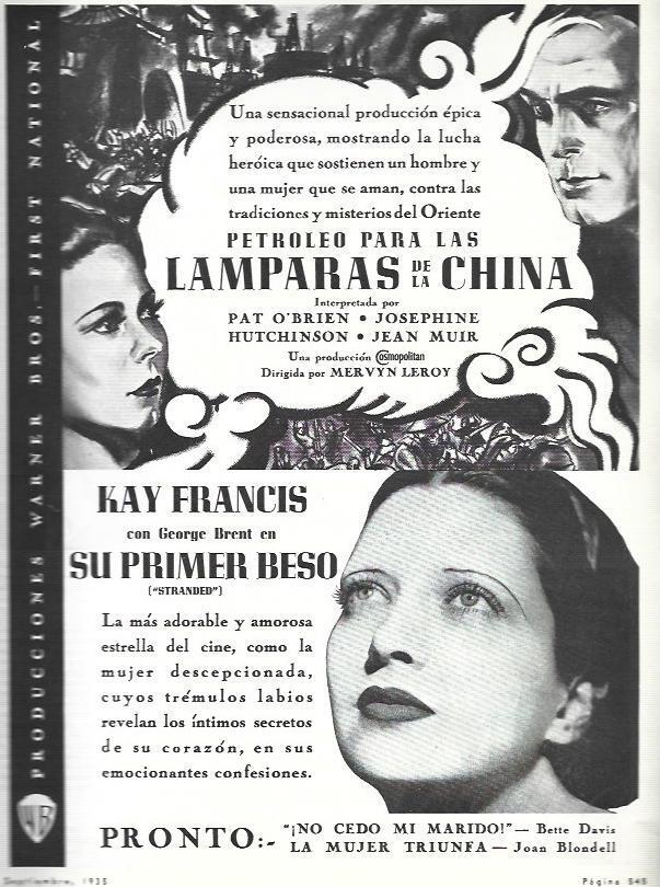 LAMINA 33678: Anuncio de Su primer beso