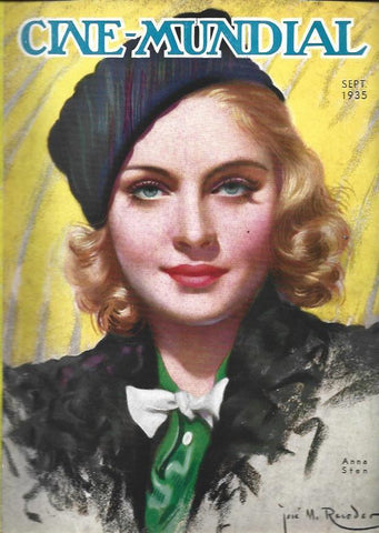 LAMINA 33676: Portada con Anna Sten