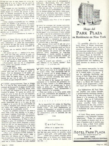 LAMINA 33673: Publicidad de Hotel Park Plaza de Nueva York