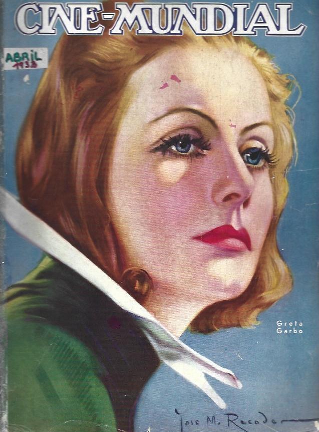 LAMINA 33646: Portada con Greta Garbo