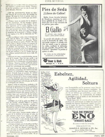 LAMINA 33608: Publicidad de El Gallo y Eno