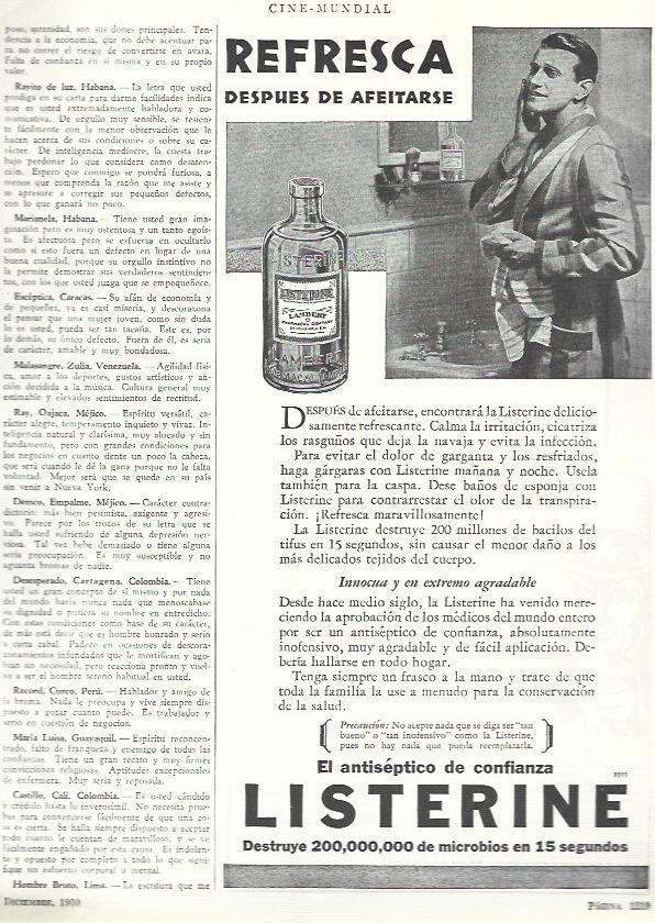 LAMINA 33600: Publicidad de Listerine