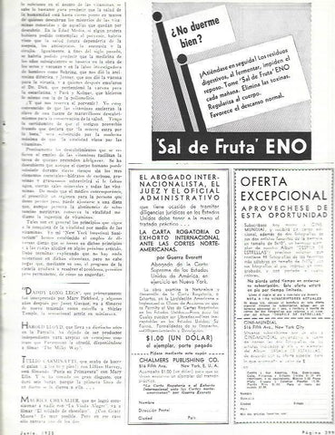 LAMINA 33643: Publiciad de Eno y Chalmers Publishing