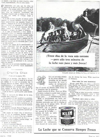 LAMINA 33642: Fotografia de La Varre para Leche Klim