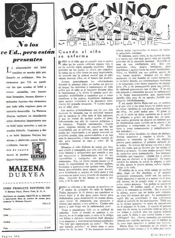 LAMINA 33641: Publicidad de Maizena Duryea