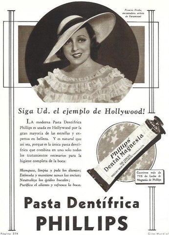 LAMINA 33632: Publicidad de crema dental Phillips