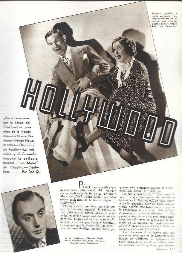 LAMINA 33630: George Burns y Gracie Allen