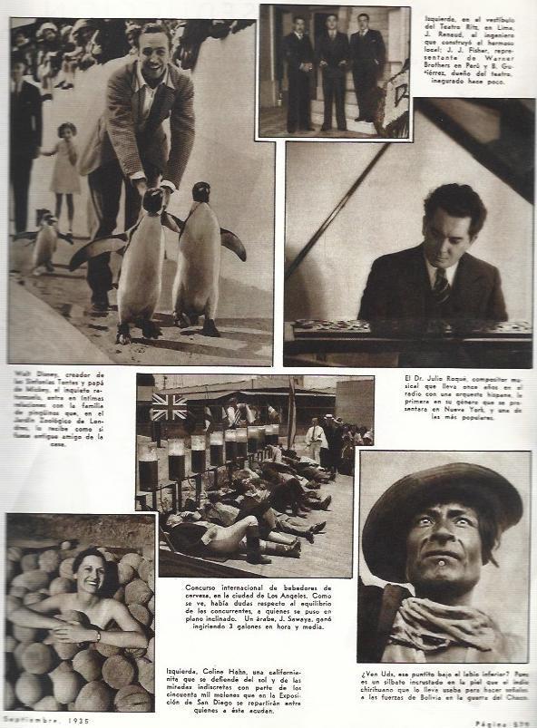 LAMINA 33695: Walt Disney en el zoo de Londres