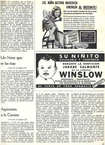 LAMINA 33765: Publicidad de Kellogg's y Winslow