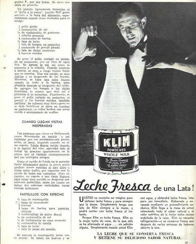 LAMINA 33764: Publicidad de leche fresca Klim